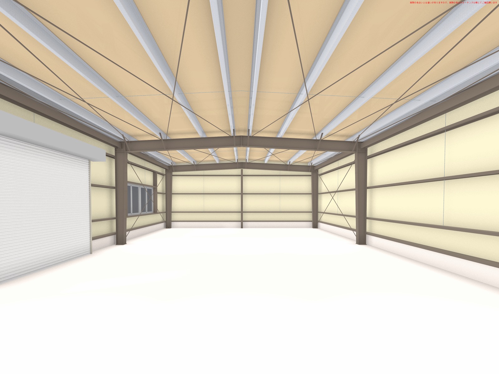 200㎡(10×20×H4)の内観