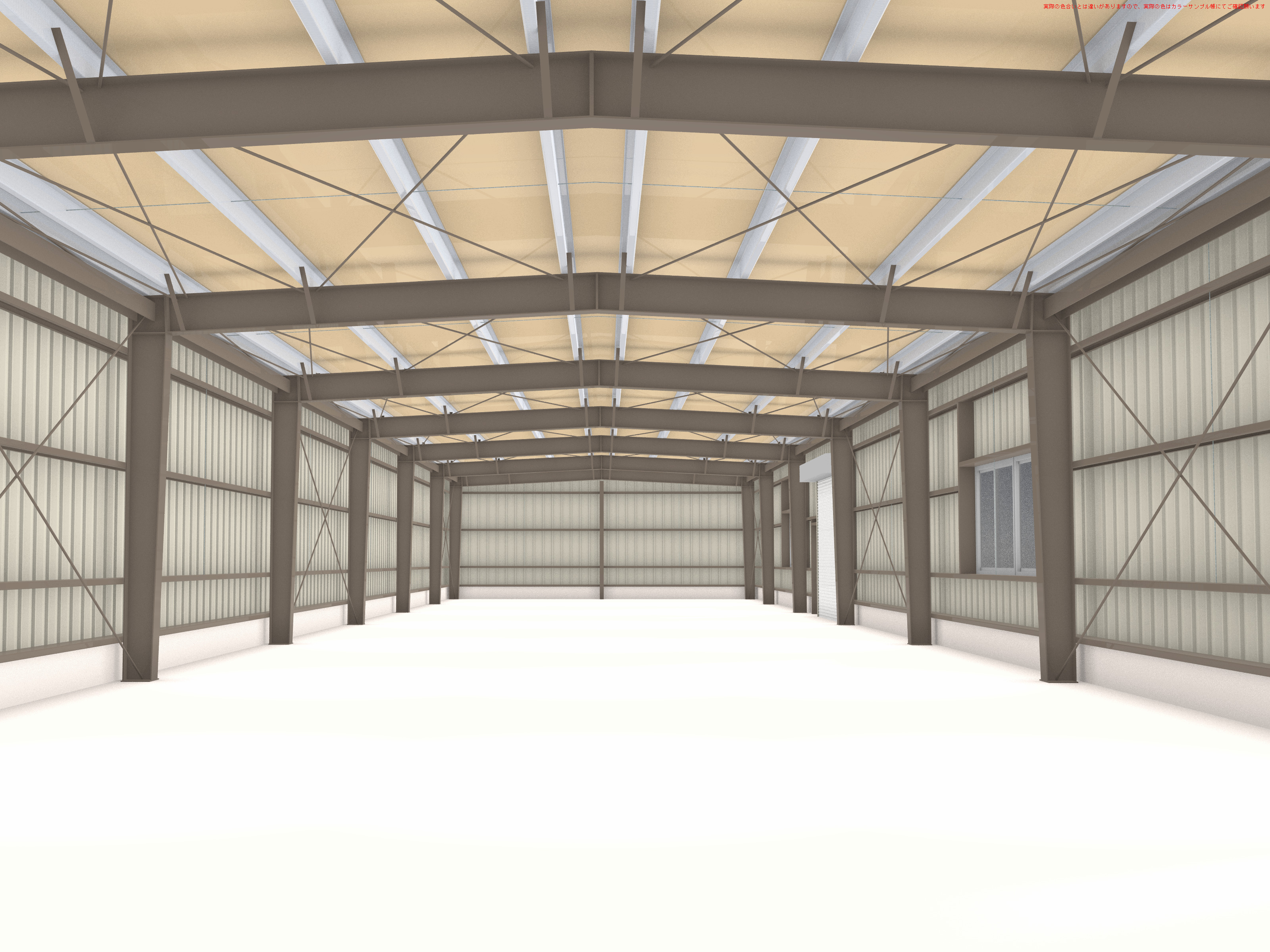800㎡(10×80×H4)の内観